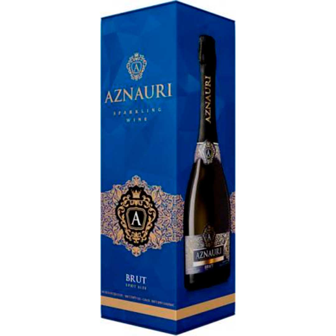 Вино игристое Aznauri белое брют 0,75л 10-13% Шампанское и игристое вино в RUMKA. Тел: 067 173 0358. Доставка, гарантия, лучшие цены!, фото1