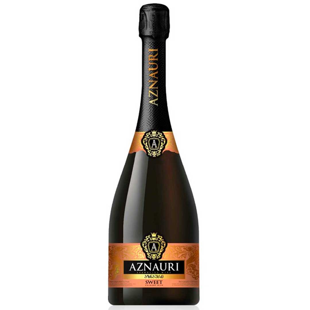 Вино ігристе Aznauri солодке біле 0,75л 10-13% Шампанське солодке на RUMKA. Тел: 067 173 0358. Доставка, гарантія, кращі ціни!, фото1