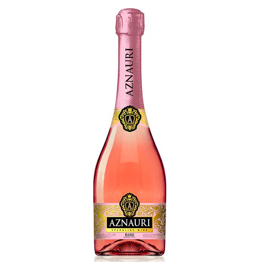 Вино игристое розовое полусладкое Азнаури, Aznauri 0,75 л 10-13% Шампанское полусладкое в RUMKA. Тел: 067 173 0358. Доставка, гарантия, лучшие цены!, фото1