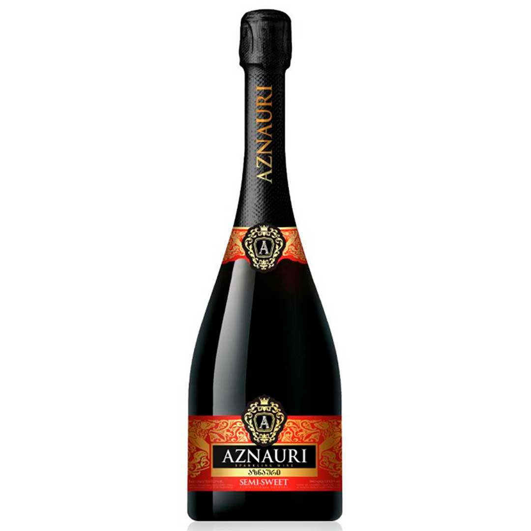 Вино игристое красное полусладкое Азнаури, Aznauri 0,75 л 10-13% Шампанское полусладкое в RUMKA. Тел: 067 173 0358. Доставка, гарантия, лучшие цены!, фото1
