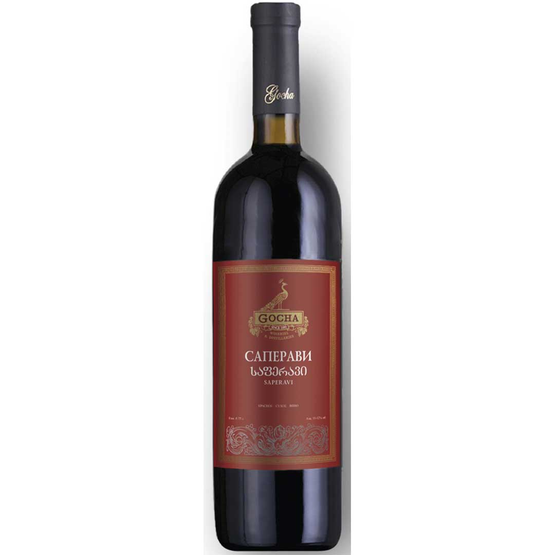 Вино Gocha Saperavi красное сухое 0,75л 11-12% Вино сухое в RUMKA. Тел: 067 173 0358. Доставка, гарантия, лучшие цены!, фото1