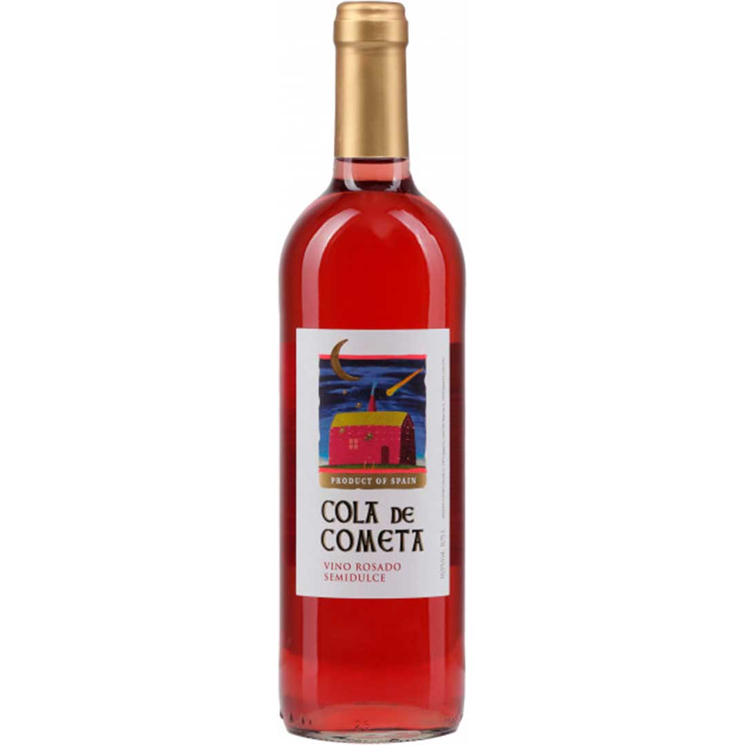 Вино Cola de Cometa рожеве напівсолодке 0,75л 10,5% Вино напівсолодке на RUMKA. Тел: 067 173 0358. Доставка, гарантія, кращі ціни!, фото1