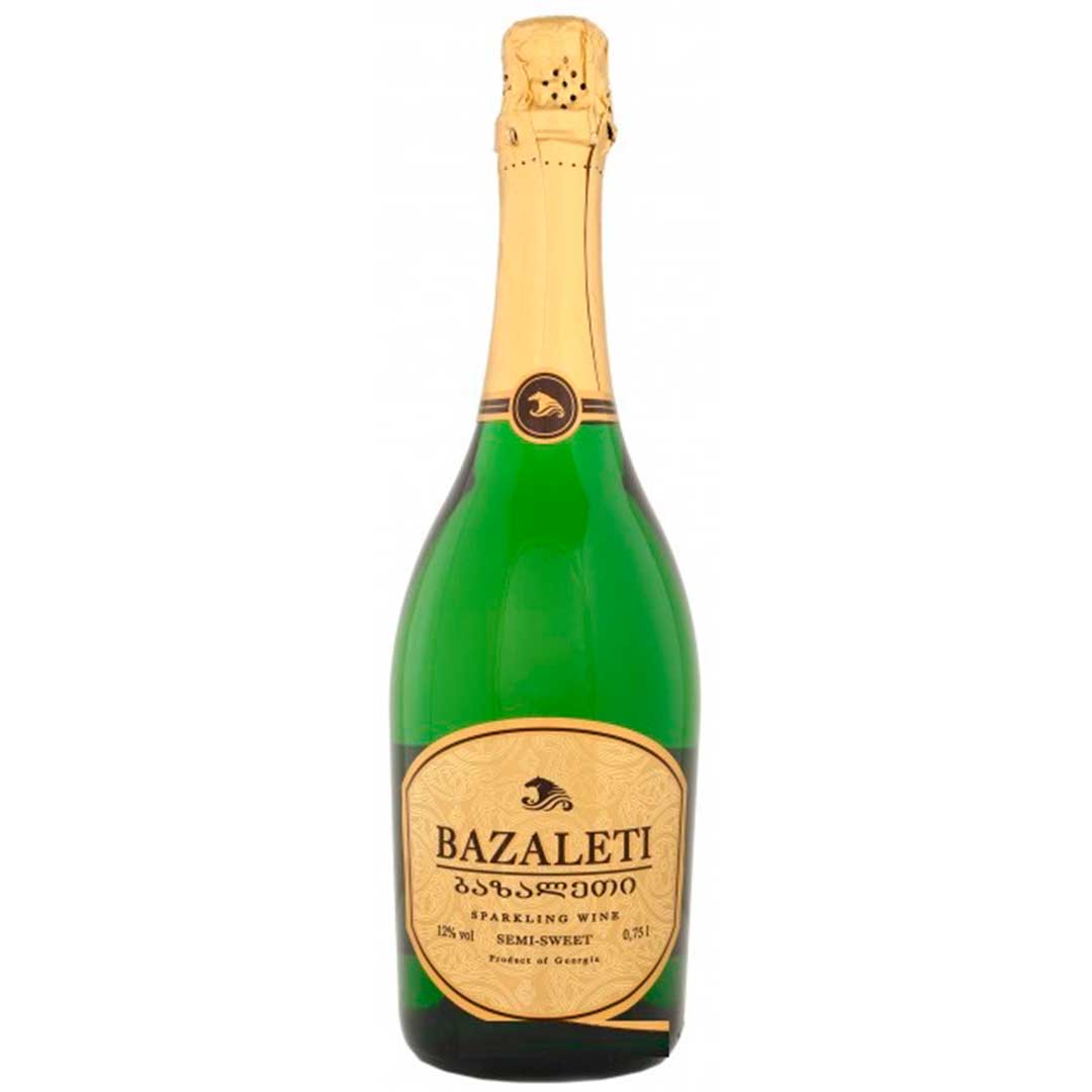 Вино ігристе Bazaleti біле напівсолодке 0,75л 12% Шампанське напівсолодке на RUMKA. Тел: 067 173 0358. Доставка, гарантія, кращі ціни!, фото1