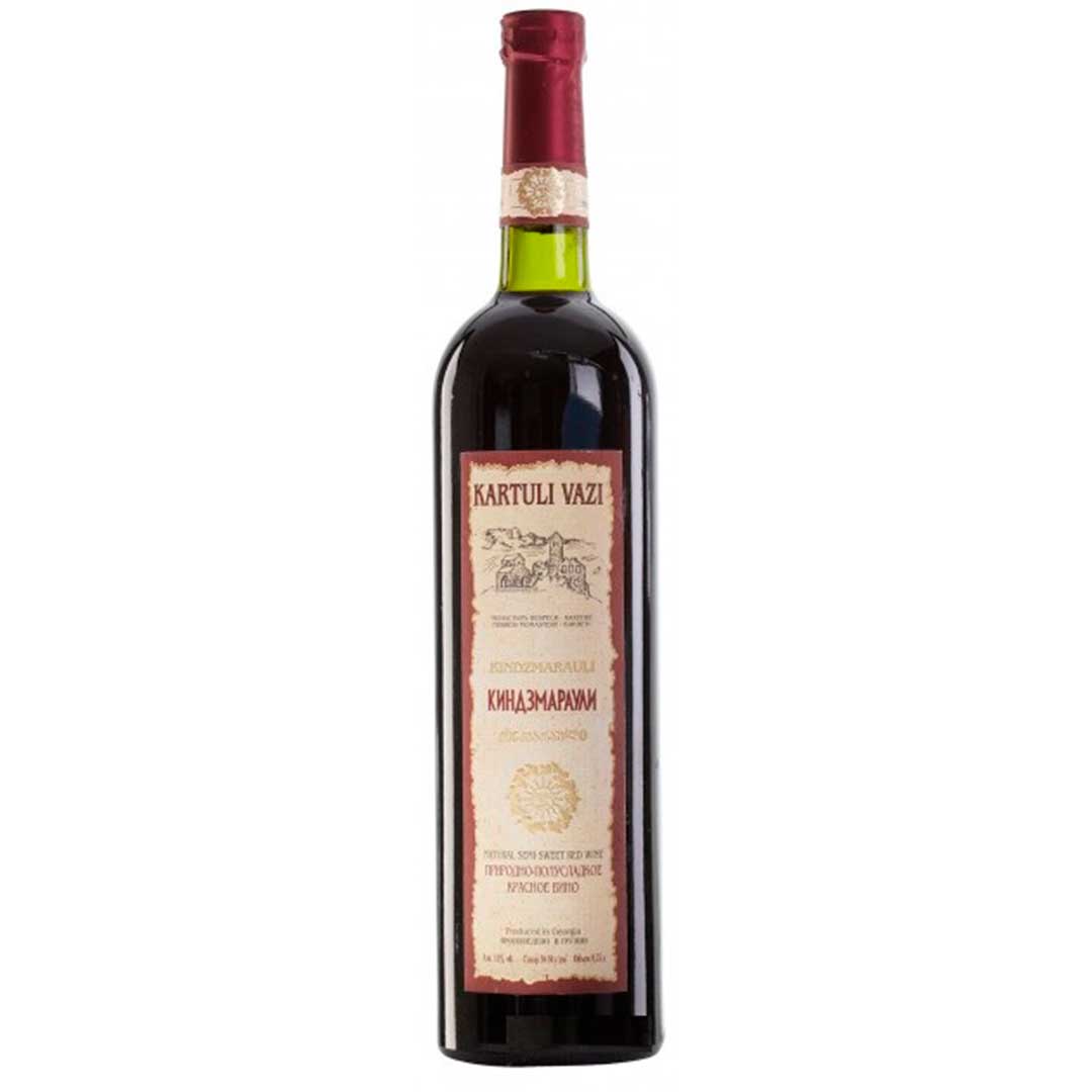Вино Kartuli Vazi Кіндзмараулі червоне напівсолодке 0,75л 11% Вино напівсолодке на RUMKA. Тел: 067 173 0358. Доставка, гарантія, кращі ціни!, фото1