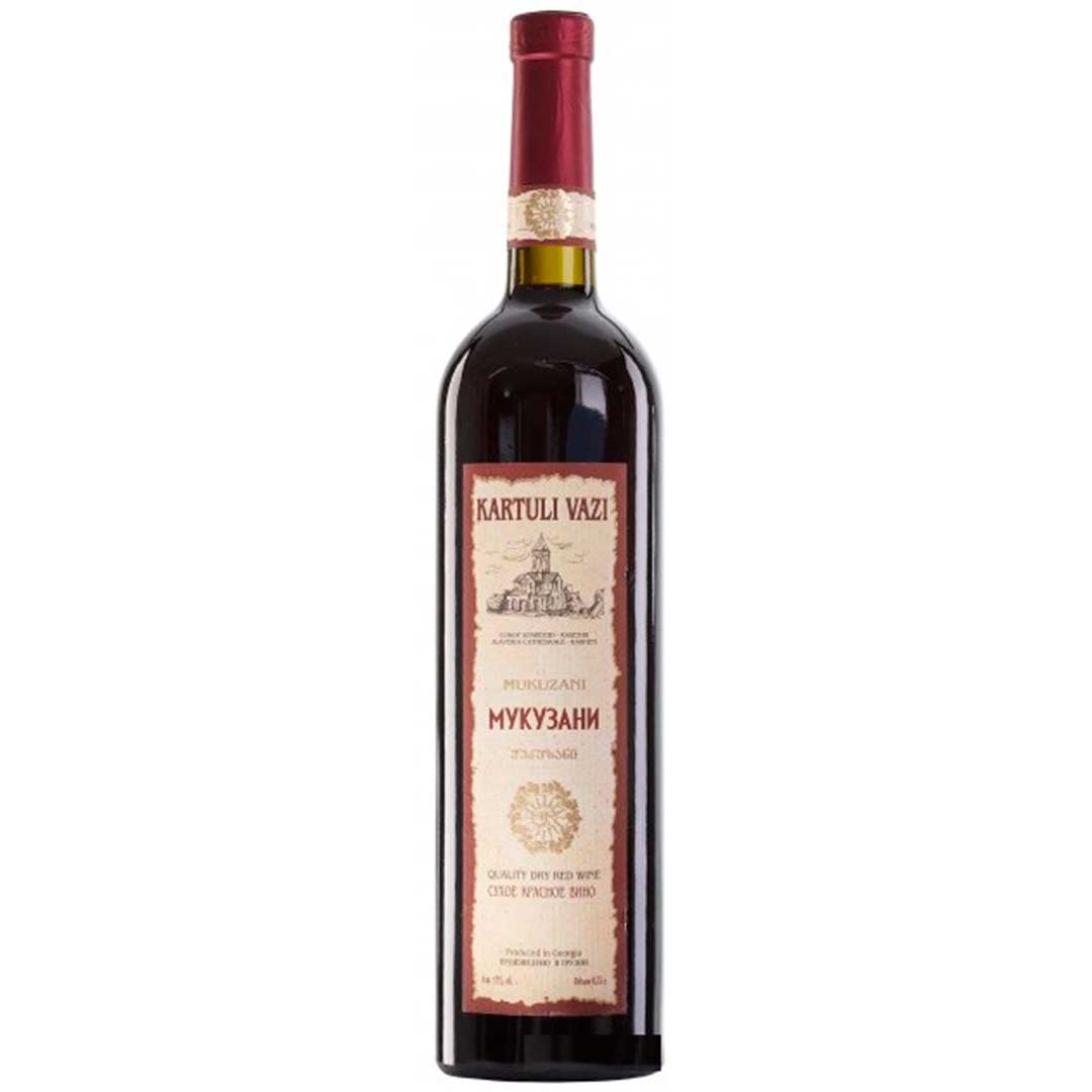 Вино мукузані червоне сухе Kartuli Vazi (Картулі вазі) 0,75 л 12% Вино сухе на RUMKA. Тел: 067 173 0358. Доставка, гарантія, кращі ціни!, фото1