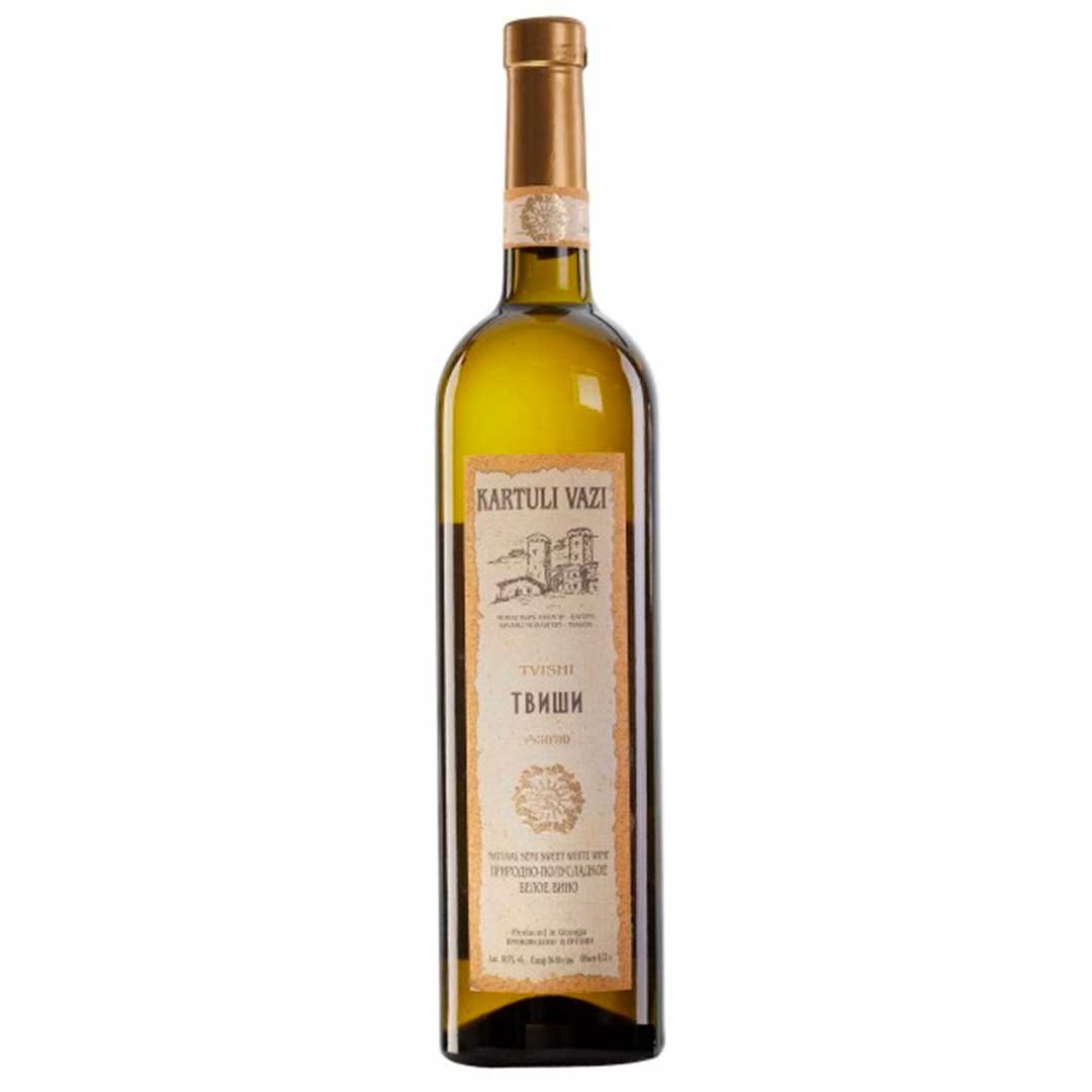 Вино Kartuli Vazi Твіші біле напівсолодке 0,75л 10% Вино напівсолодке на RUMKA. Тел: 067 173 0358. Доставка, гарантія, кращі ціни!, фото1