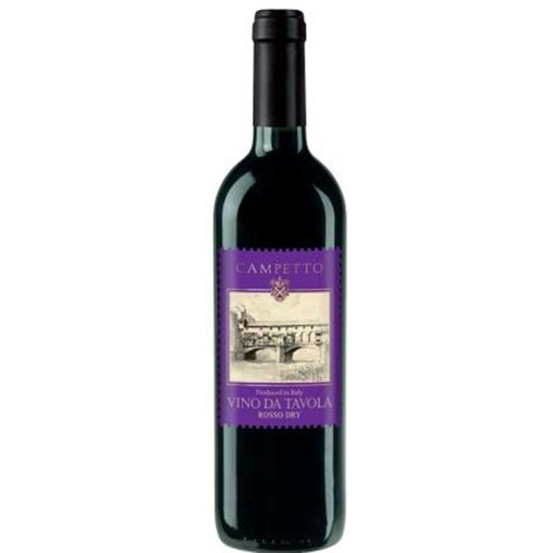 Вино Campetto Vino De Tavola червоне сухе 0,75л 10,5% Вино сухе на RUMKA. Тел: 067 173 0358. Доставка, гарантія, кращі ціни!, фото1