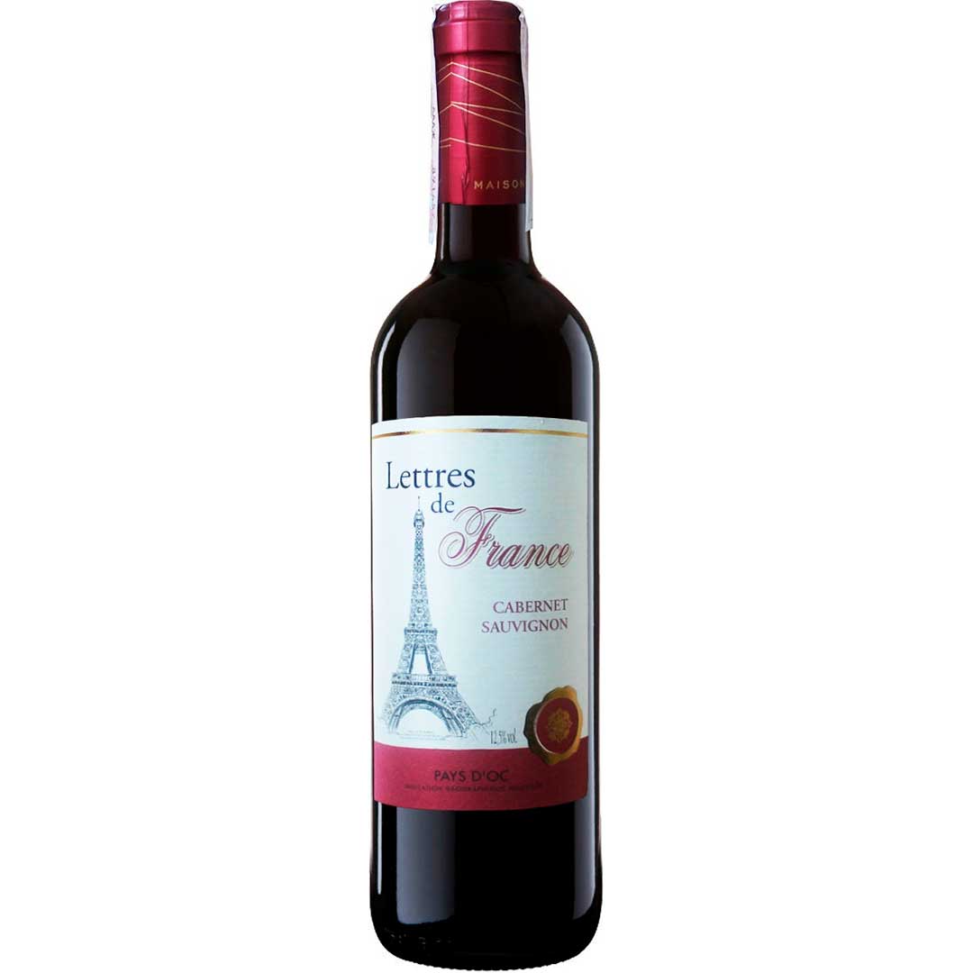 Вино Maison Bouey Lettres de France Cabernet Sauvignon красное сухое 0,75л 13% Вино сухое в RUMKA. Тел: 067 173 0358. Доставка, гарантия, лучшие цены!, фото1