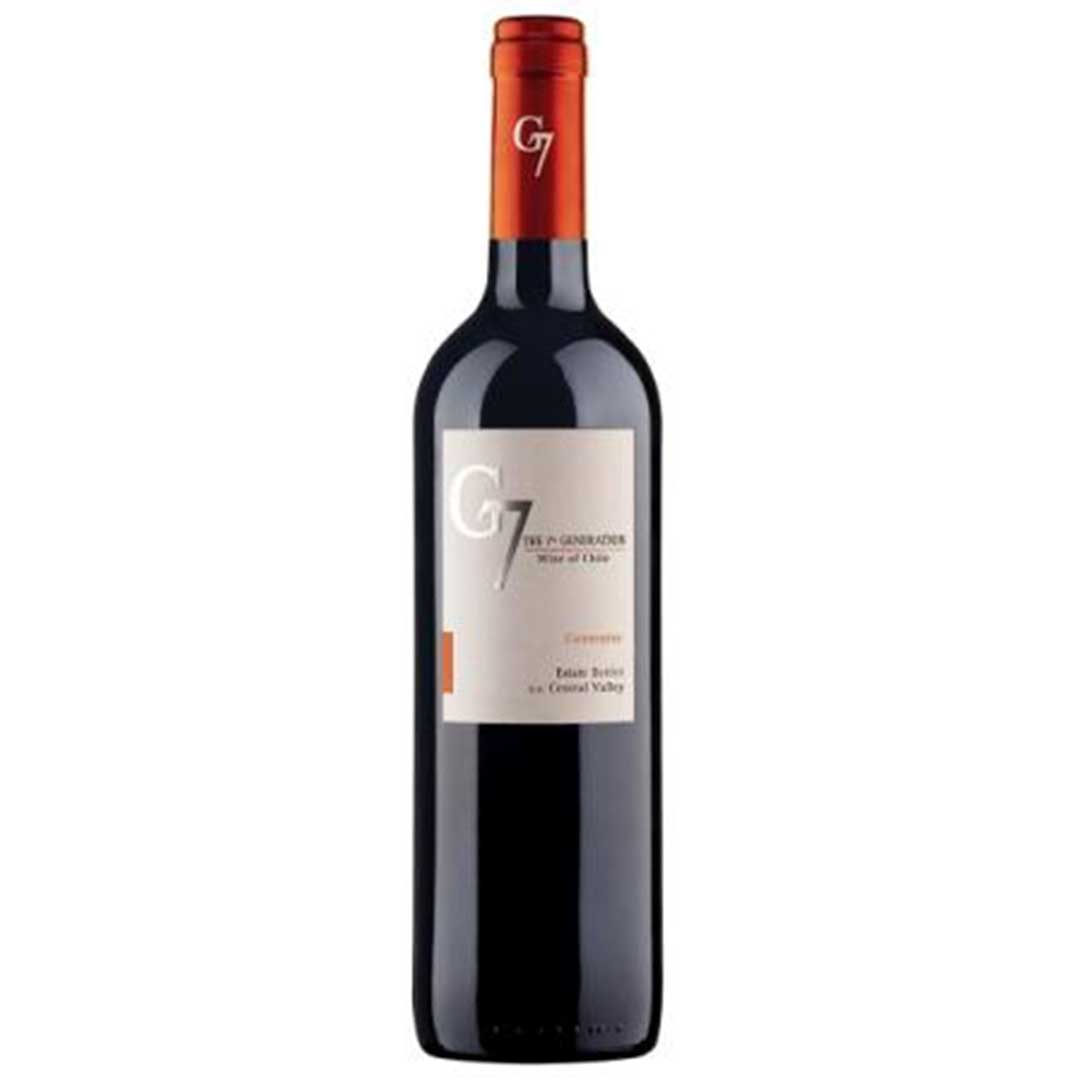 Вино сухе червоне G7 Carmenere Джі 7 Карменер 0,75 л 14% Вино сухе на RUMKA. Тел: 067 173 0358. Доставка, гарантія, кращі ціни!, фото1