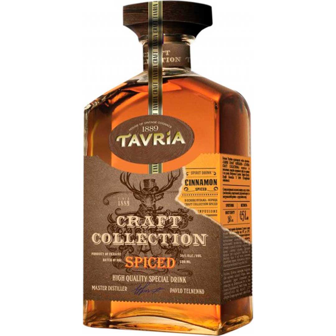 Напиток алкогольный Tavria Craft Collection Spiced 0,5л 35% Коньяк выдержка 5 лет в RUMKA. Тел: 067 173 0358. Доставка, гарантия, лучшие цены!, фото1