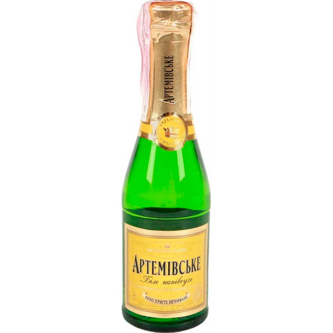 Вино игристое Артемовское белое полусухое 0,2л 10-13,5% Шампанское полусухое в RUMKA. Тел: 067 173 0358. Доставка, гарантия, лучшие цены!, фото1