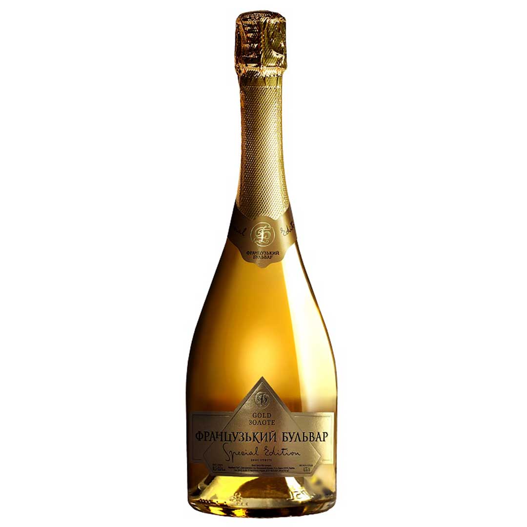 Вино ігристе Французький бульвар SE GOLD солодке біле 0,75 л 10,5-13.5% Шампанське солодке на RUMKA. Тел: 067 173 0358. Доставка, гарантія, кращі ціни!, фото1