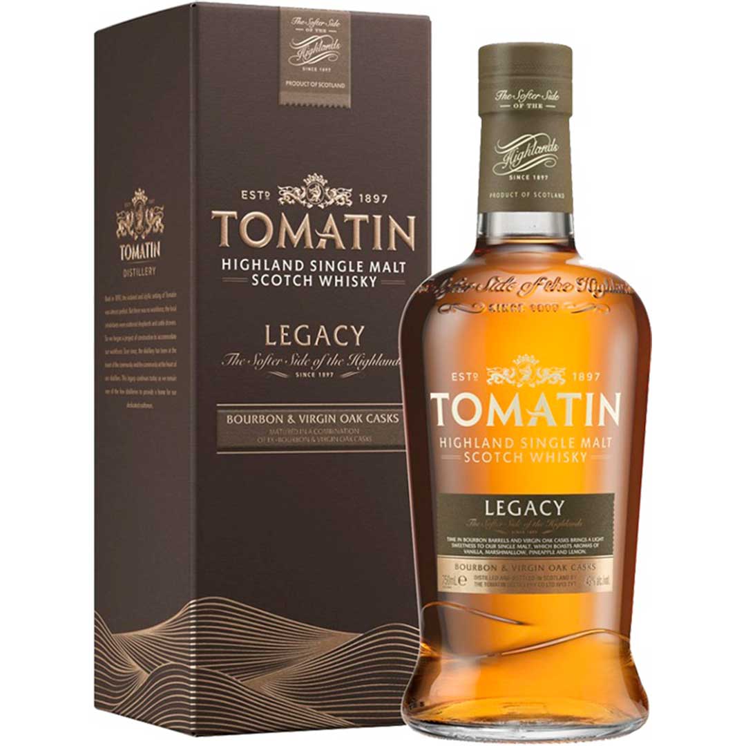 Виски Томатин Легаси Шотл J&amp;W подарочной коробке, Tomatin Legacy in box 0,7 л 43% Бленд (Blended) в RUMKA. Тел: 067 173 0358. Доставка, гарантия, лучшие цены!, фото1