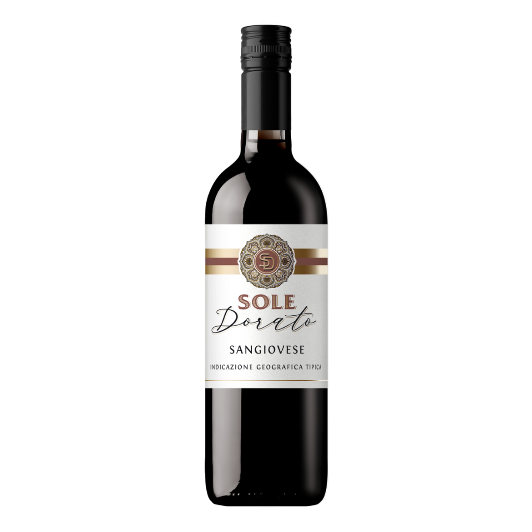 Вино Sole Dorato Sangiovese IGP Puglia сухе червоне 0,75 л 13%