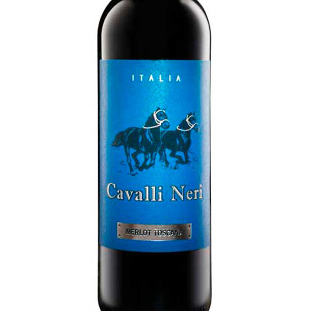 Вино Cavalli Neri Rosso Toscana IGT Merlot красное сухое 0,75л 12,5% купить