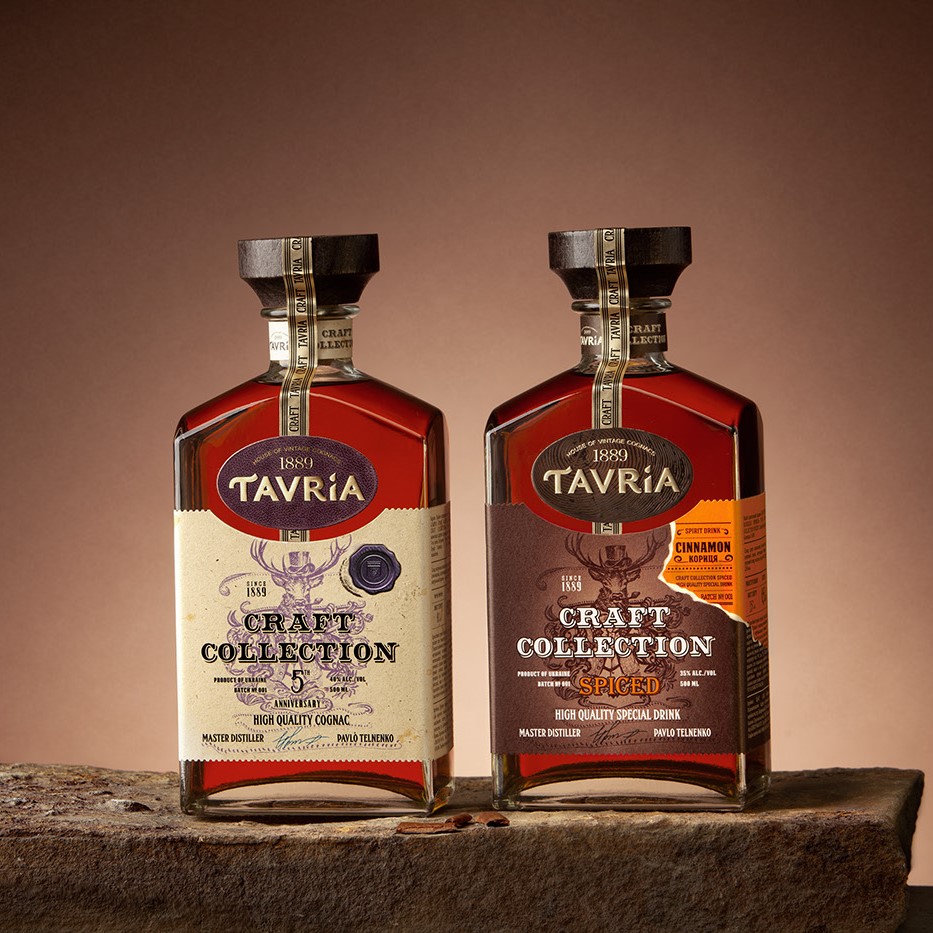 Напиток алкогольный Tavria Craft Collection Spiced 0,5л 35% Коньяк и бренди в RUMKA. Тел: 067 173 0358. Доставка, гарантия, лучшие цены!, фото3
