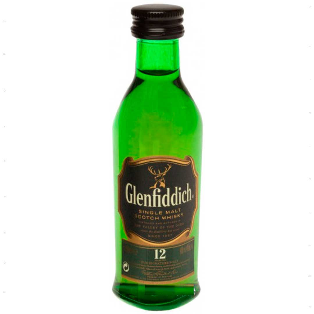 Виски Glenfiddich 12 лет выдержки 0,05л 40%