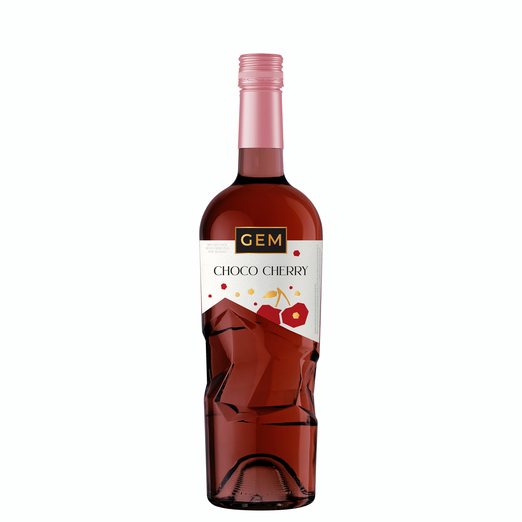 Напій винний слабоалк. GEM Choco Cherry газований напівсолодкий червоний (2510) 0,75л 6,9%