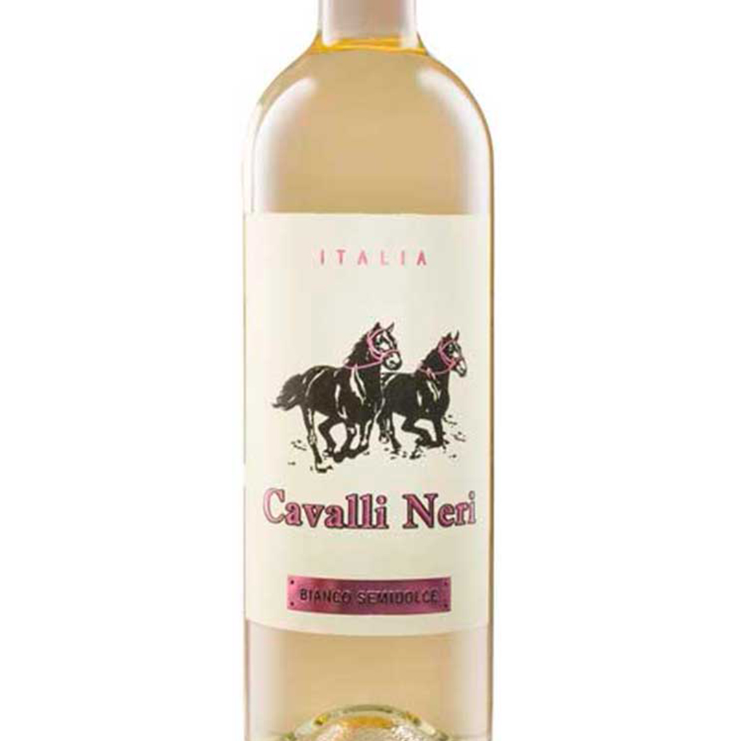 Вино Cavalli Neri Bianco Italiano Semi-Dolce белое полусладкое 0,75л 12% купить