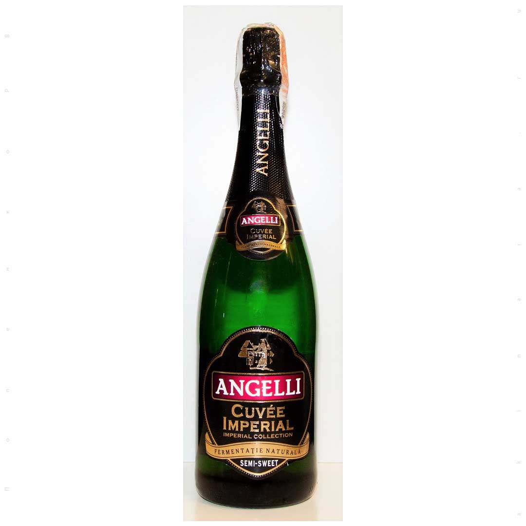 Вино игристое Angelli Cuvee Imperial белое полусладкое 0,75л 10,5%