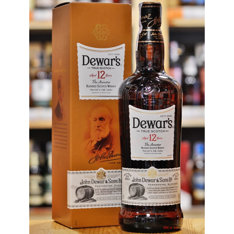 Виски Dewar's Special Reserve 12 лет выдержки 1л 40% купить