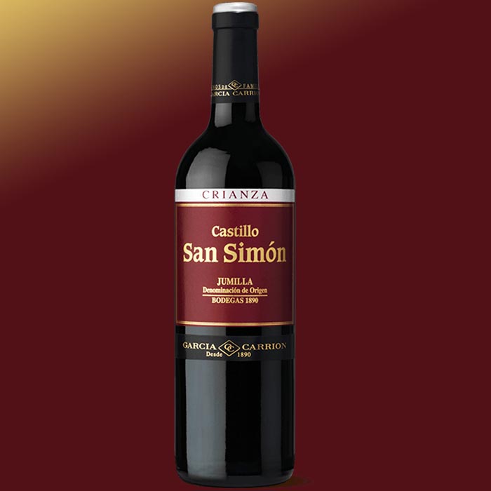 Вино Castillo San Simon Crianza червоне сухе 0,75л 12.5% купити