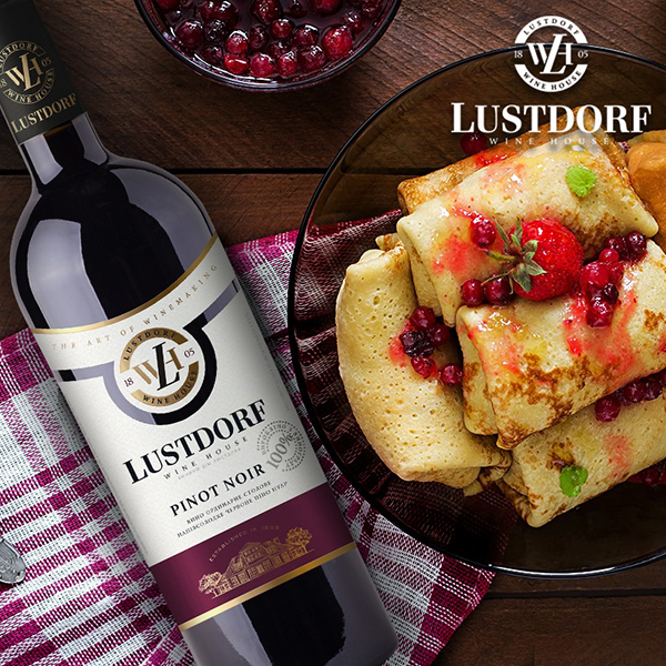 Вино Lustdorf Pinot Noir красное полусладкое 0,75л 11% в Украине