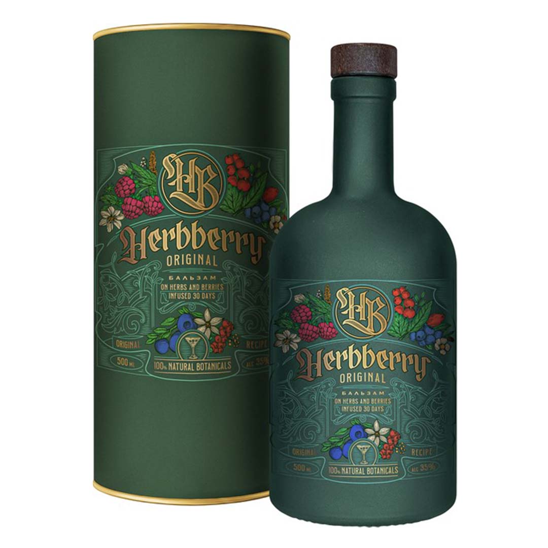 Бальзам Herbberry Original 0,5л 35% в тубусе