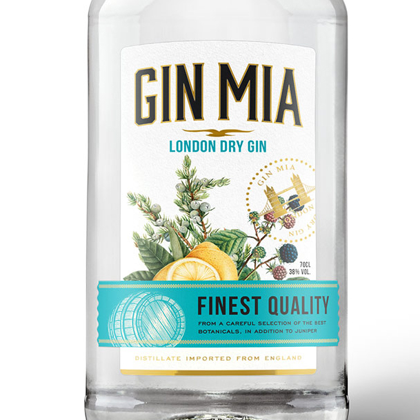 Джин Gin Mia London Dry Gin 0,7л 38% купити