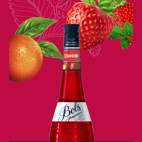 Ликер Bols Strawberry 0,7л 17% в Украине