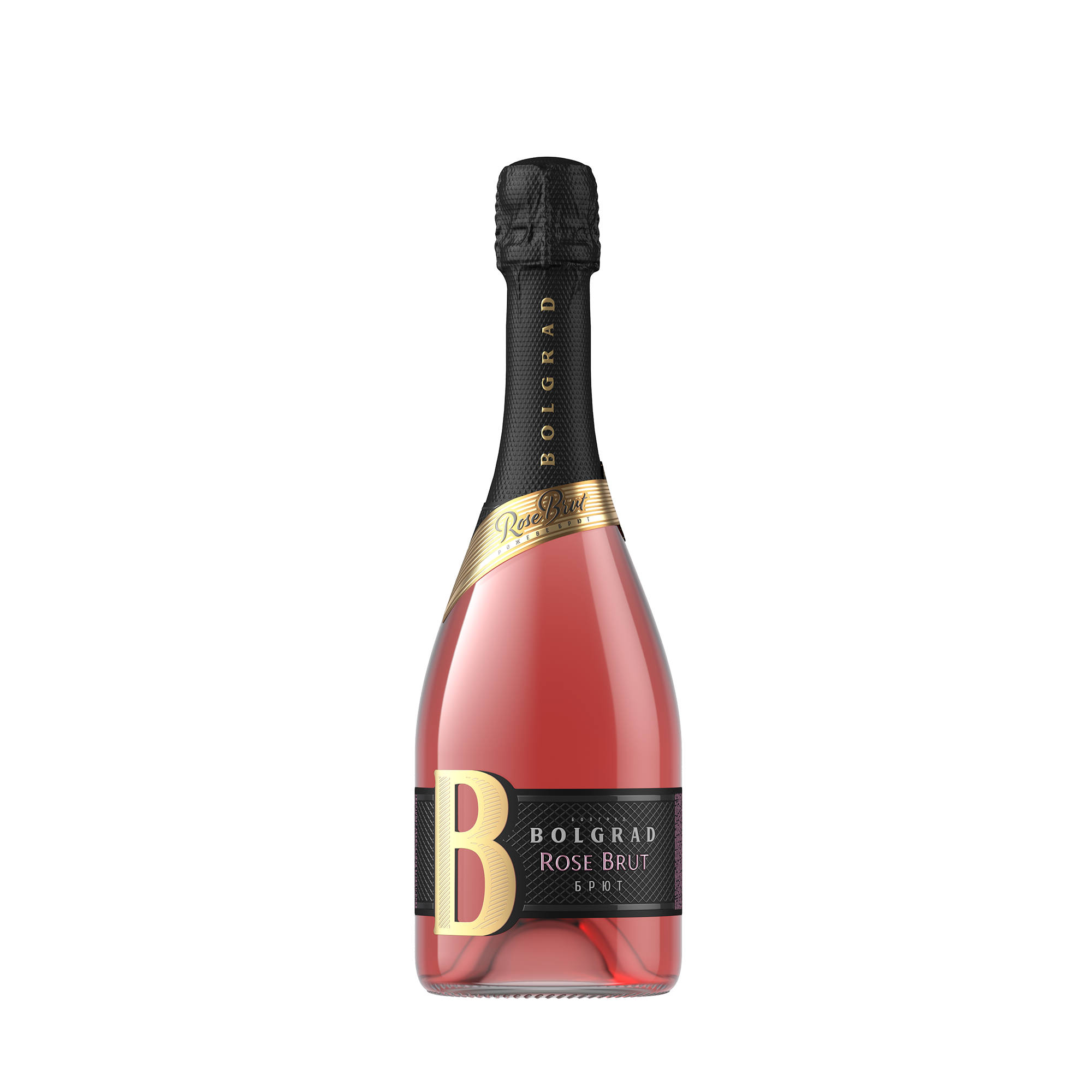 Вино ігристе Bolgrad Rose рожеве брют 0,75л 10-13,5%