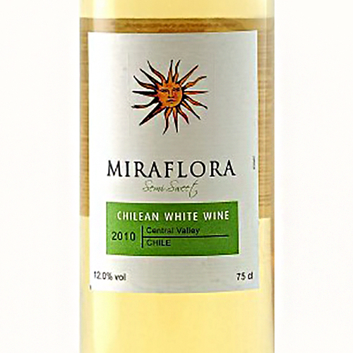 Вино Miraflora белое полусладкое 0,75л 11,5% купить