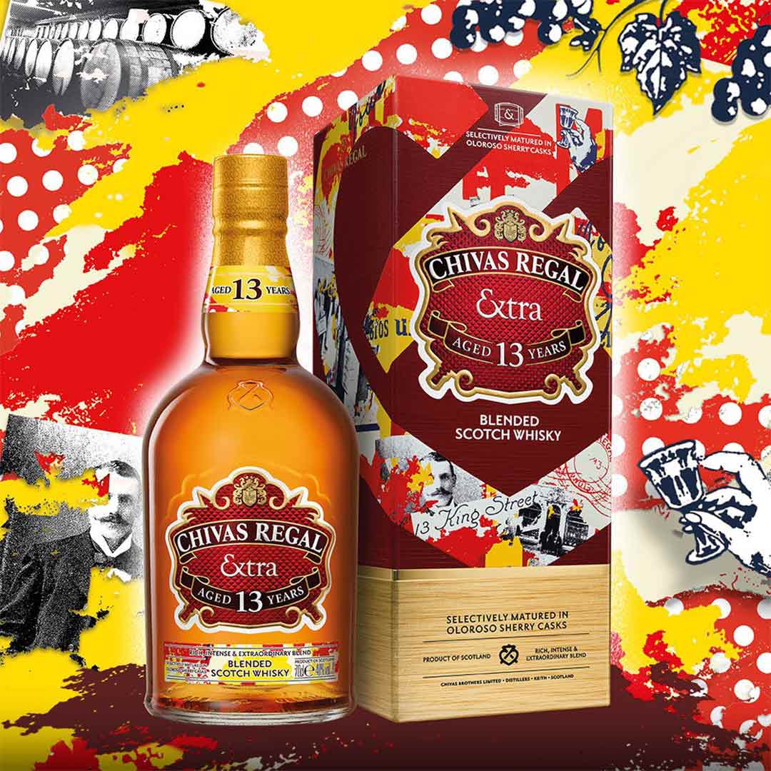 Виски Chivas Regal Sherry Cask 13 лет выдержки 0,7л 40% в коробке купить