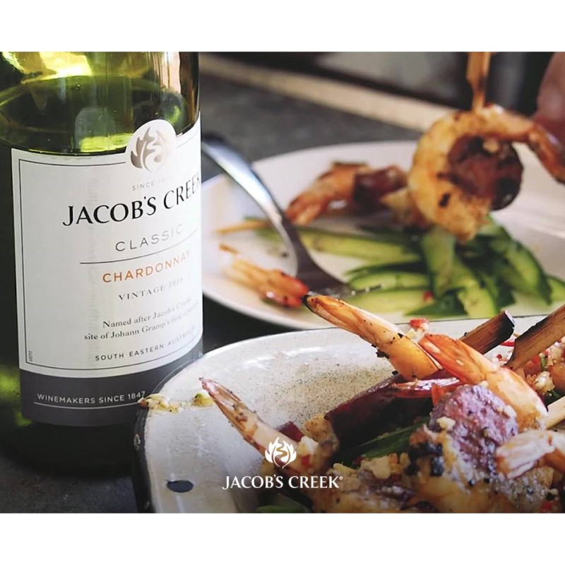 Вино Jacob's Creek Classic Chardonnay белое полусухое 0,75л 10,5-15% купить