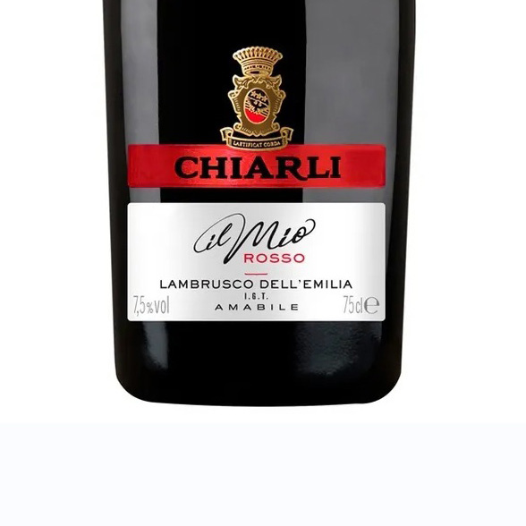 Вино игристое Chiarli Lambrusco Rosso красное сладкое 0,75 л 7.5% купить