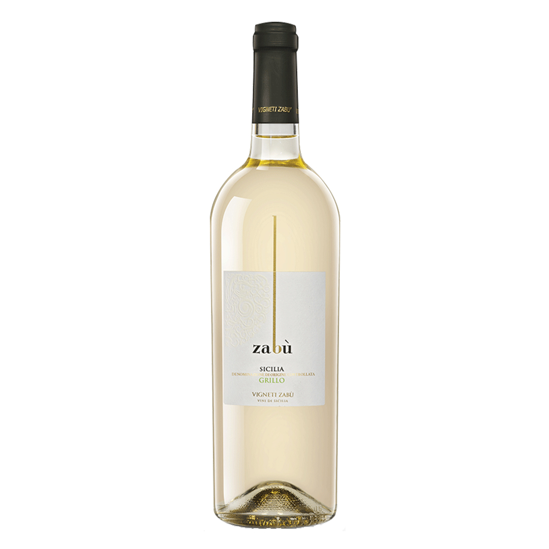 Вино Vigneti Zabu Grillo Sicilia белое сухое 0,75л 12,5%