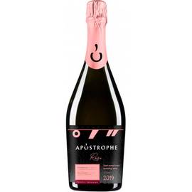Вино ігристе Apostrophe рожеве напівсолодке 0,75л 10-13%