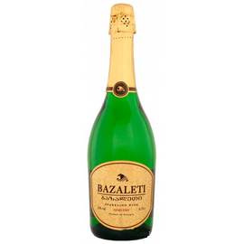 Вино игристое Bazaleti белое полусухое 0,75л 12%