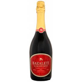 Вино игристое Bazaleti красное полусладкое 0,75л 12%