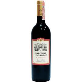 Вино Baron de Lirondeau красное сухое 0,75л 11%