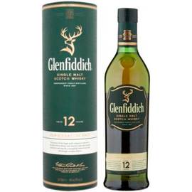 Виски односолодовый Glenfiddich 12 лет выдержки 0,7 л 40%