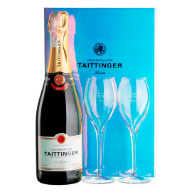 Шампанське брют біле Тетенже Брют Резерв, Taittinger (дерев'яна коробка) 6л 12,5%