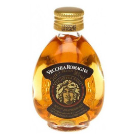 Бренді Vecchia Romagna Etichetta Nera 0,03 л 38%