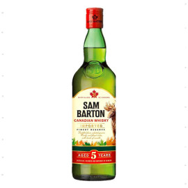 Віскі Sam Barton 5 YO Canadian Whisky 1л 40%