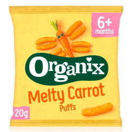 Палички кукурудзяні з морквою органічні (з 6 місяців) Organix 20 г