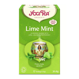 Чай травяной со специями Лайм-Мята органический, Yogi Tea, 30,6г