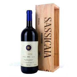 Вино червоне сухе Sassicaia 2001 Tenuta San Guido 1,5л 13,5%