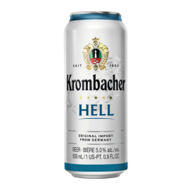 Пиво Krombacher Hell світле фільтроване 0,5 л 5%