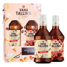 Крем - Ликер "Старый Таллинн 2 бутылки" Ливико 1л 16%
