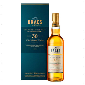 Віскі Braes of Glenlivet 30 років витримки у подарунковій упаковці 0,7л 50,9%